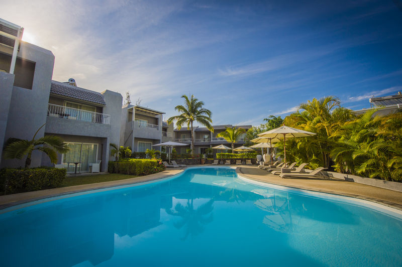 Voile Bleue Boutique Hotel Pointe aux Piments Exteriör bild